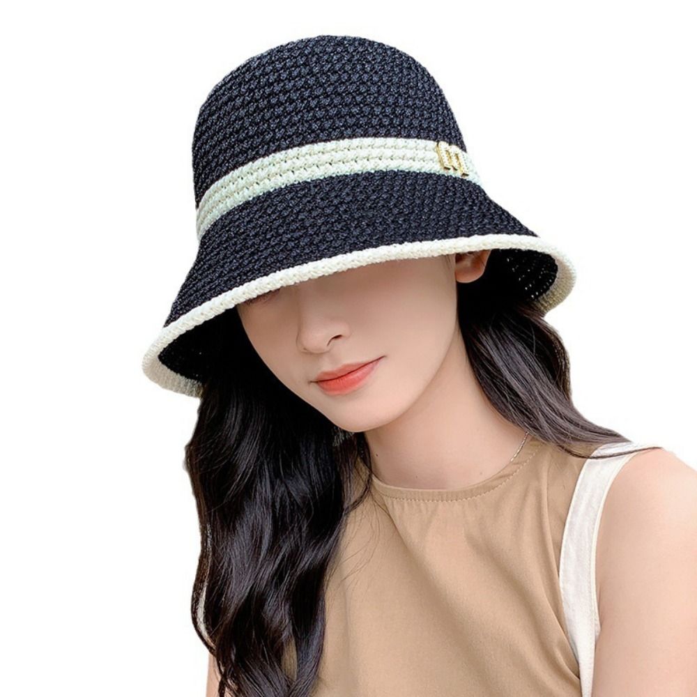 통기성 우수하고 우아한 리본 장식의 접이식 챙넓은 여성 - Bucket Hat Straw 리뷰 및 가격
