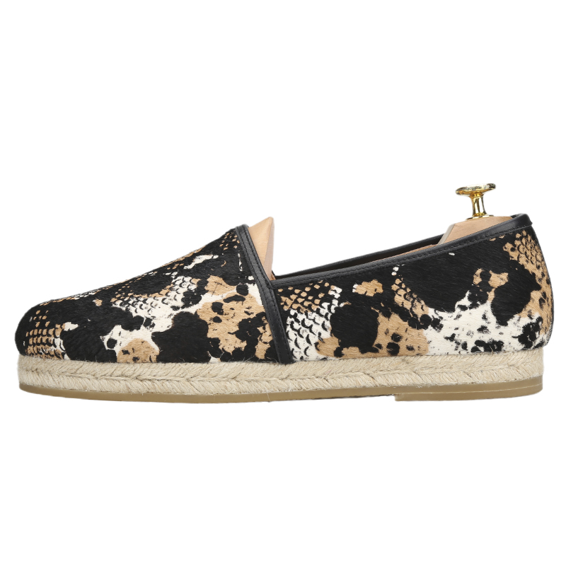 Piegitar 남성용 멀티 컬러 뱀 양각 말털, 클래 - Espadrille Slip On 리뷰 및 가격