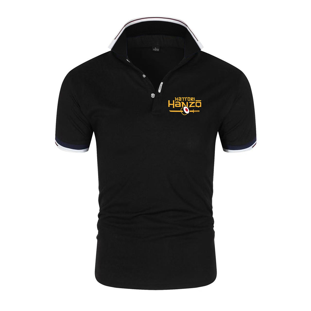 Hattori Hanzo 남성용 여름 반팔 폴로 셔츠  - Polo Shirt Pique 리뷰 및 가격