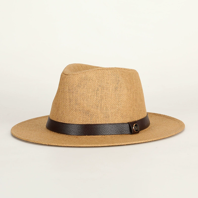 파나마 밀짚모자 재즈 모자 남녀공용 햇빛 가리개 비치  - Bucket Hat Straw 리뷰 및 가격