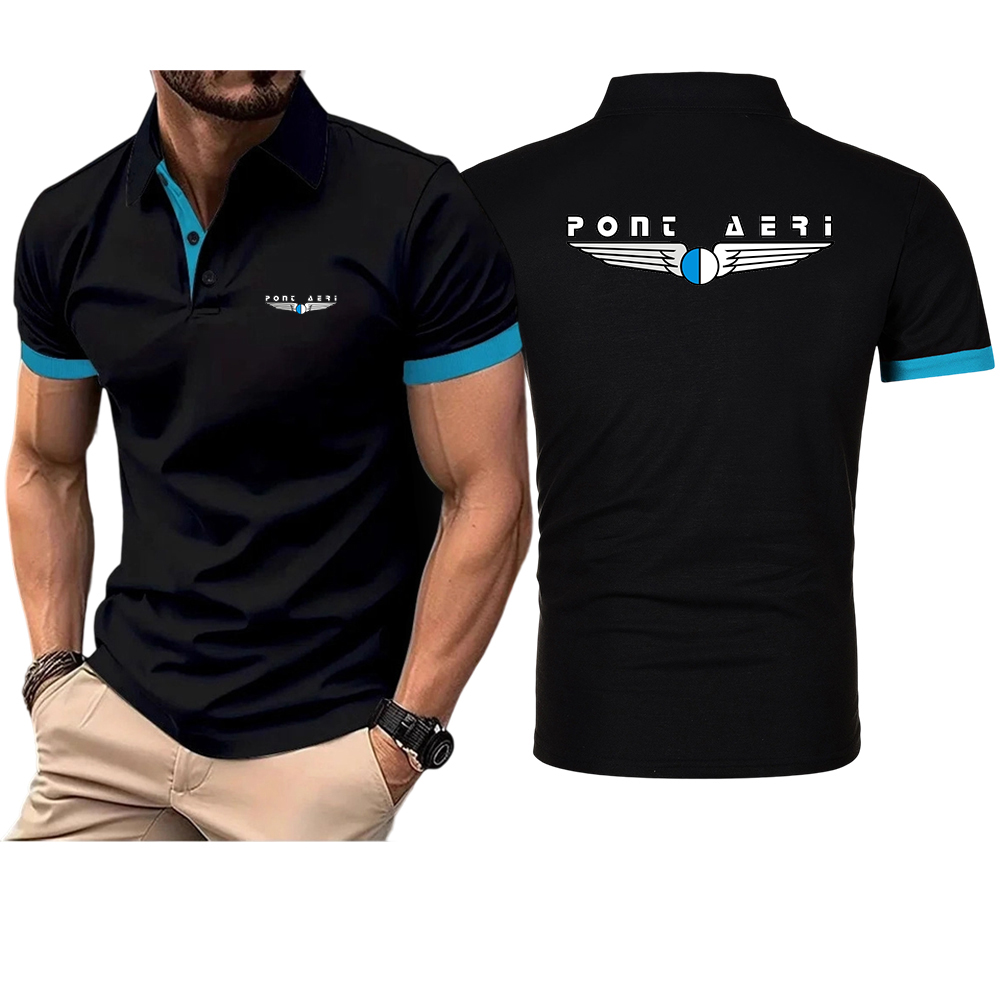 디스코 로고 폰트 아에리 CH 남성 베이직 폴로 셔츠  - Polo Shirt Pique 리뷰 및 가격